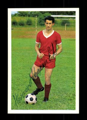 Herward Köppenhöfer 1 FC Kaiserslautern Bergmann Sammelbild 1966-67 Or+ A 220878