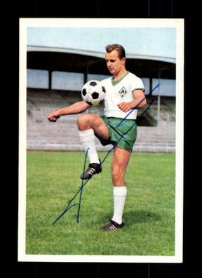 Helmut Schimeczek Werder Bremen Bergmann Sammelbild 1967-68 Original S+ A 220894