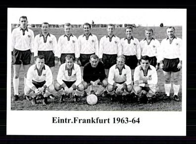 Eintracht Frankfurt Mannschaftskarte 1963-64