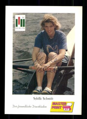 Sybille Schmidt Autogrammkarte Original Signiert Rudern + A 220336