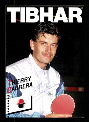 Thierry Cabrera Autogrammkarte Original Signiert Tischtennis + A 220393