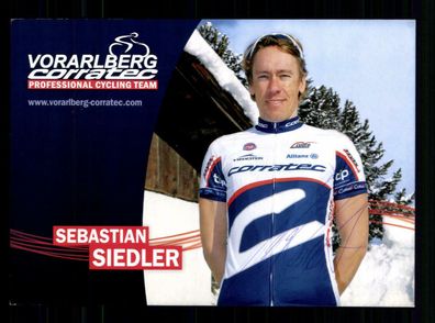 Sebastian Siedler Autogrammkarte Originial Signiert Radfahren + A 220376