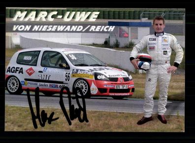 Marc Uwe von Niesewand Reich Autogrammkarte Original Sign Motorsport + A 220403