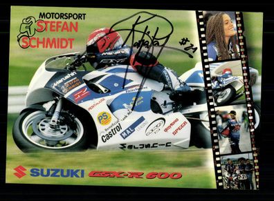 Stefan Schmidt Autogrammkarte Original Signiert Motorsport + A 220417