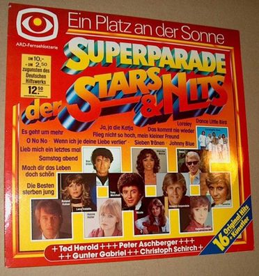 B LPS Superparade STARS & HITS Ein Platz an der Sonne Mariofon 1981 Schallplatte
