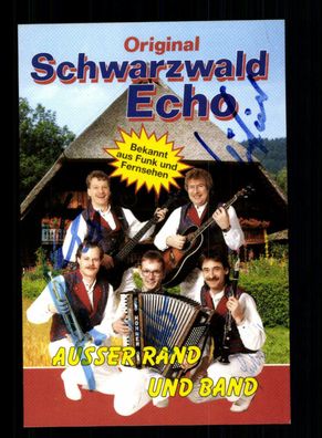 Schwarzwald Echo Autogrammkarte Original Signiert + M 7099