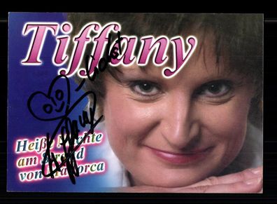 Tiffany Autogrammkarte Original Signiert + M 7368