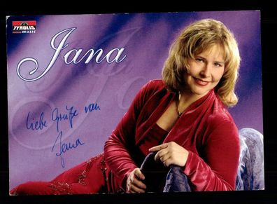 Jana Autogrammkarte Original Signiert + M 7661