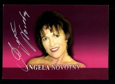 Angela Novotny Autogrammkarte Original Signiert + M 7730