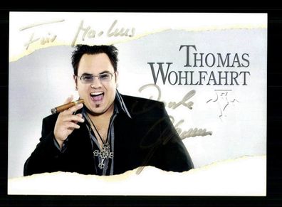 Thomas Wohlfahrt Autogrammkarte Original Signiert + M 7829