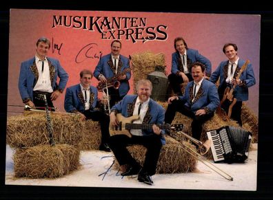 Musikanten Express Autogrammkarte Original Signiert + M 7864