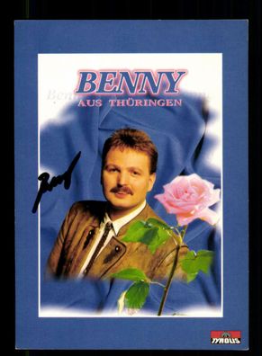 Benny Autogrammkarte Original Signiert + M 8156