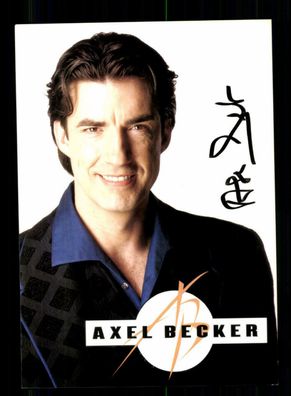 Axel Becker Autogrammkarte Original Signiert + M 8258