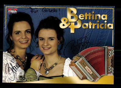 Bettina und Patricia Autogrammkarte Original Signiert + M 8275