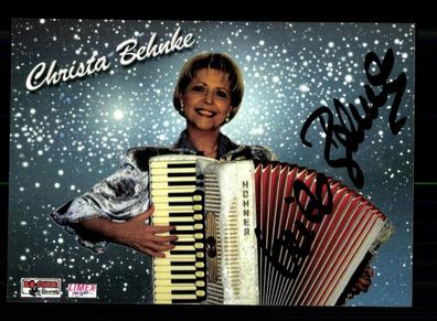 Christa Behnke Autogrammkarte Original Signiert + M 8276