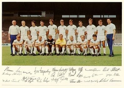Borussia Mönchengladbach Mannschaftskarte 1970-71 + 2