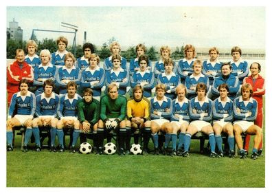 FC Schalke 04 Mannschaftskarte 1978-79
