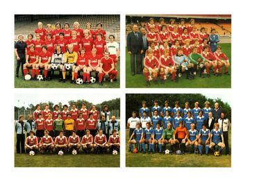 16 Mannschaftskarten Bundesliga Saison 1978-79