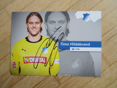 DFB Fußballnationalspieler TSG 1899 Hoffenheim Timo Hildebrand - handsign. Autogramm!