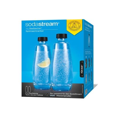 SodaStream, Glaskaraffe Twinpack, DUO, 2x1Liter