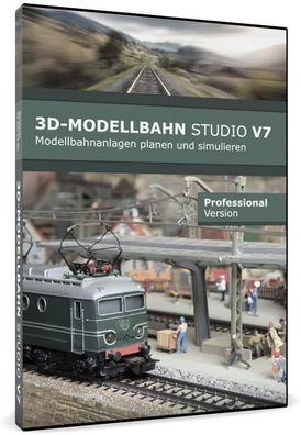 3D-Modellbahn Studio V7 Professional - Bahn - Zugsimualtor - PC Download Version