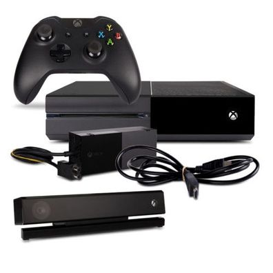 Xbox One Konsole mit 1 TB Festplatte in Schwarz + HDMI + Netzkabel + original ...