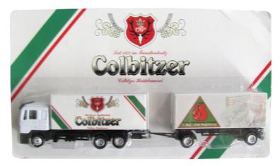 Colbitzer Heidebrauerei Nr.12 - 1. Box Club Magdeburg - MAN F2000 - Hängerzug Oldie