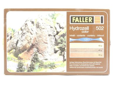 E218 Faller H0 502 Landschaftsbau Streumaterial Hydrozell (Reste)