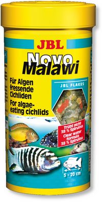 JBL NovoMalawi 250ml Futter für Aufwuchsfressende Cichliden Barsche