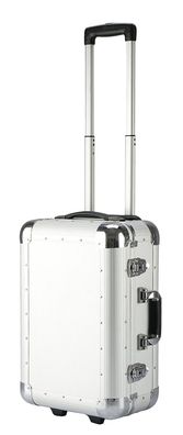 IQE-Storage Hartschale Koffer Handgepäck Trolley 48 x 33 x 21 cm, 27 Ltr. Silber