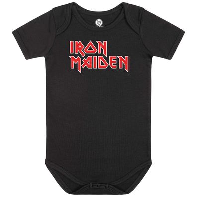 Iron Maiden (Logo) -Baby Body 100% Bio Baumwolle Neu-New 100% offizielles Merch