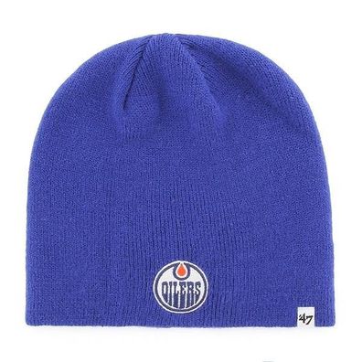 NHL Edmonton Oilers Wollmütze Wintermütze Beanie Mütze blau Hat Eishockey