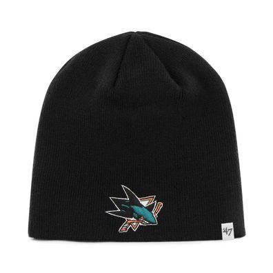 NHL San Jose Sharks schwarz Wollmütze Wintermütze Beanie Mütze Hat Eishockey