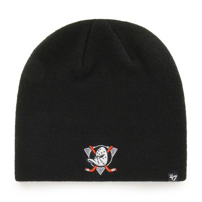 NHL Anaheim Mighty Ducks schwarz Wollmütze Wintermütze Beanie Mütze Hat Eishockey