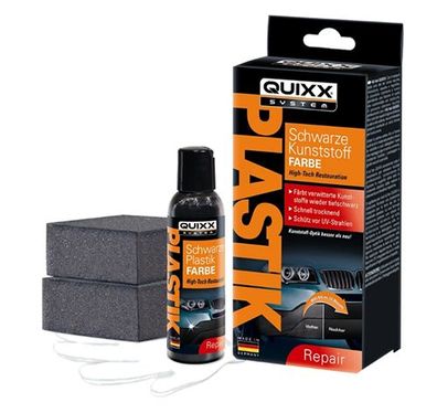 QUIXX Schwarze Kunststoff Farbe Kunststoff Pflege Reifenglanz 75ml