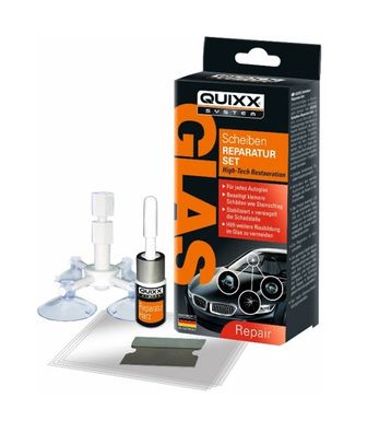 QUIXX Windschutzscheibe Reparatur Scheibenreparatur Steinschlag Reparatur Set