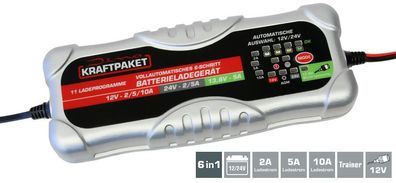 Dino KRAFTPAKET KFZ Batterieladegerät 6V/12V 1A Auto Motorrad  Batterietrainer