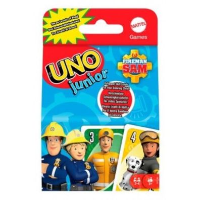 UNO Junior Feuerwehrmann Sam Kartenspiel Mattel Games Spiel Playing Cards Karten