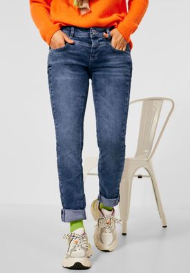 Street One - Casual Fit Jeans in Authentic Blue Wash-32er Länge