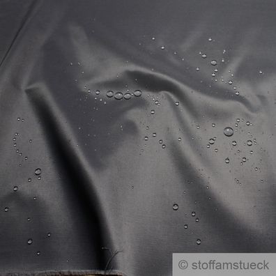 Stoff Baumwolle Feinköper dunkelgrau ölresistent reißfest wasserabweisend 60°