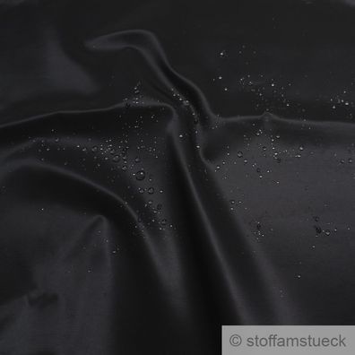 Stoff Baumwolle Feinköper schwarz ölresistent reißfest wasserabweisend 60°