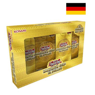 Yugioh Maximum Gold: El Dorado Lid Box (DE) - 1. Auflage - Neu & OVP (Sealed)