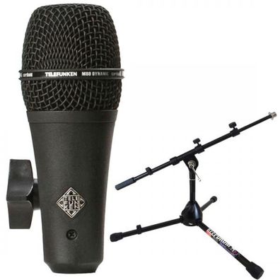 Telefunken M80-SH Black Mikrofon + Mikrofonstativ klein