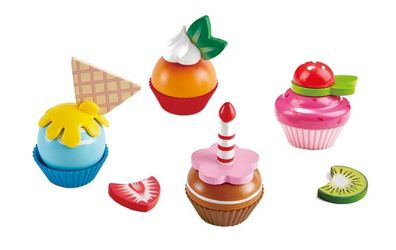 Cupcakes Spielzeug Lebensmittel 18-teilig
