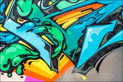 Muralo VINYL Fototapete XXL TAPETE Straßenkunst Graffiti 936