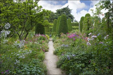 Muralo VINYL Fototapete XXL TAPETE schöner englischer Garten 900