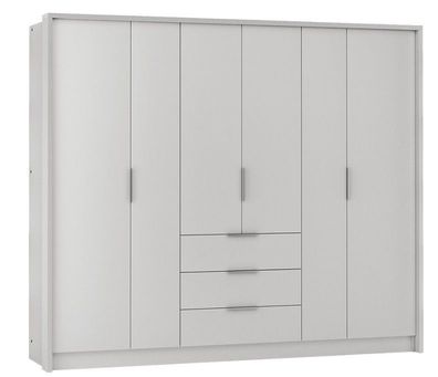 Schiebeschrank Bangkok 255 cm 2 Farben Kleiderschrank Schiebetürenschrank !