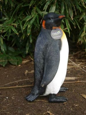 Pinguin Deko Figur Kaiserpinguin lebensgroß 40cm Figur Gartenfigur Hotant