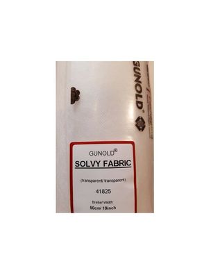 50 cm breites Gunold® SOLVY FABRIC , wasserlösliches Stickvlies, Meterware
