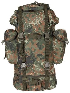 MFH | Max Fuchs | BW Kampfrucksack | 65 l | Alu-Aussteifung | flecktarn